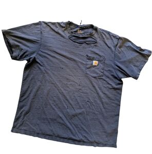 Distressed Carhartt Pocket Tee